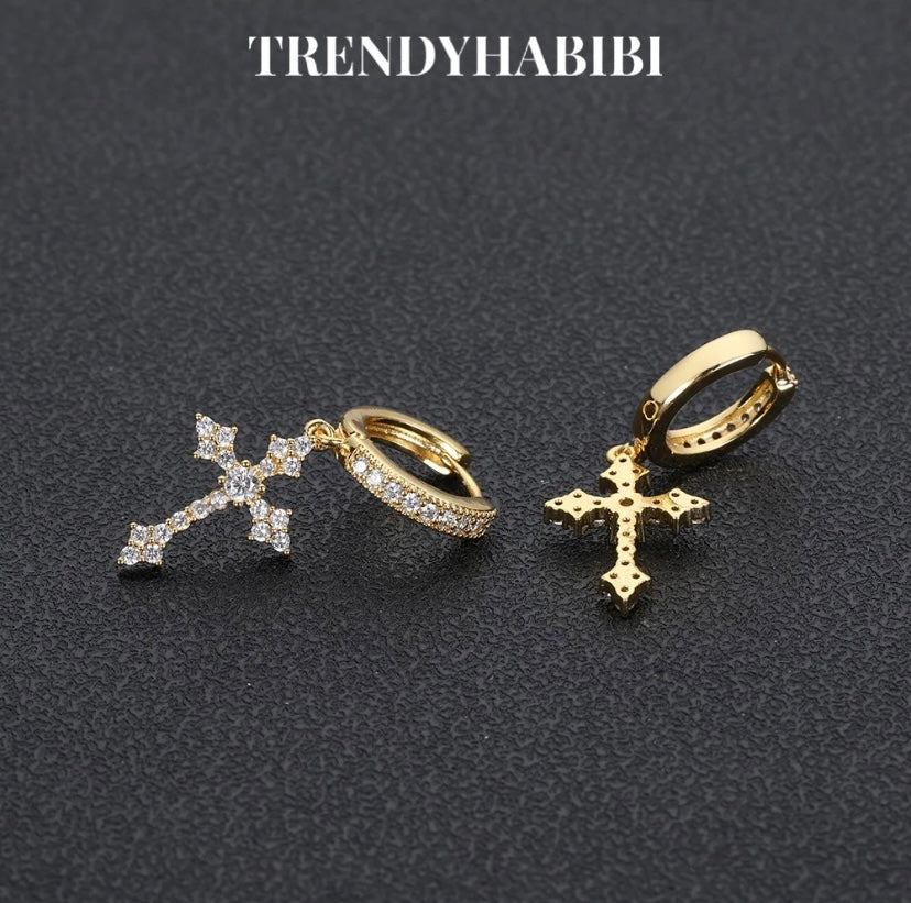 Earrings Cross