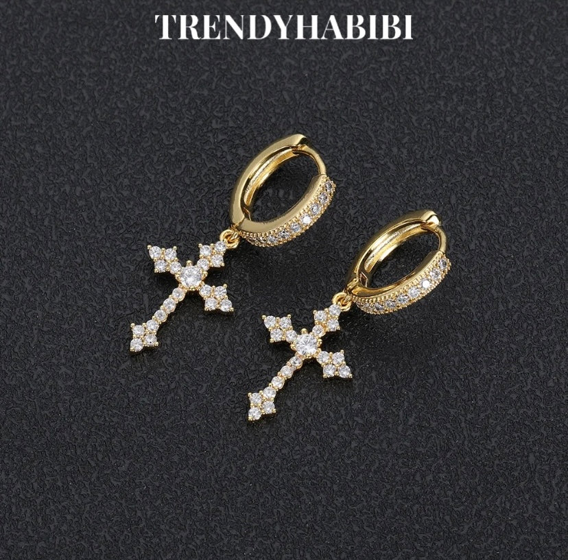 Earrings Cross