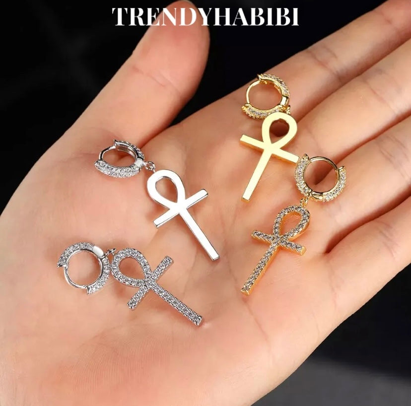 Earrings Ankh