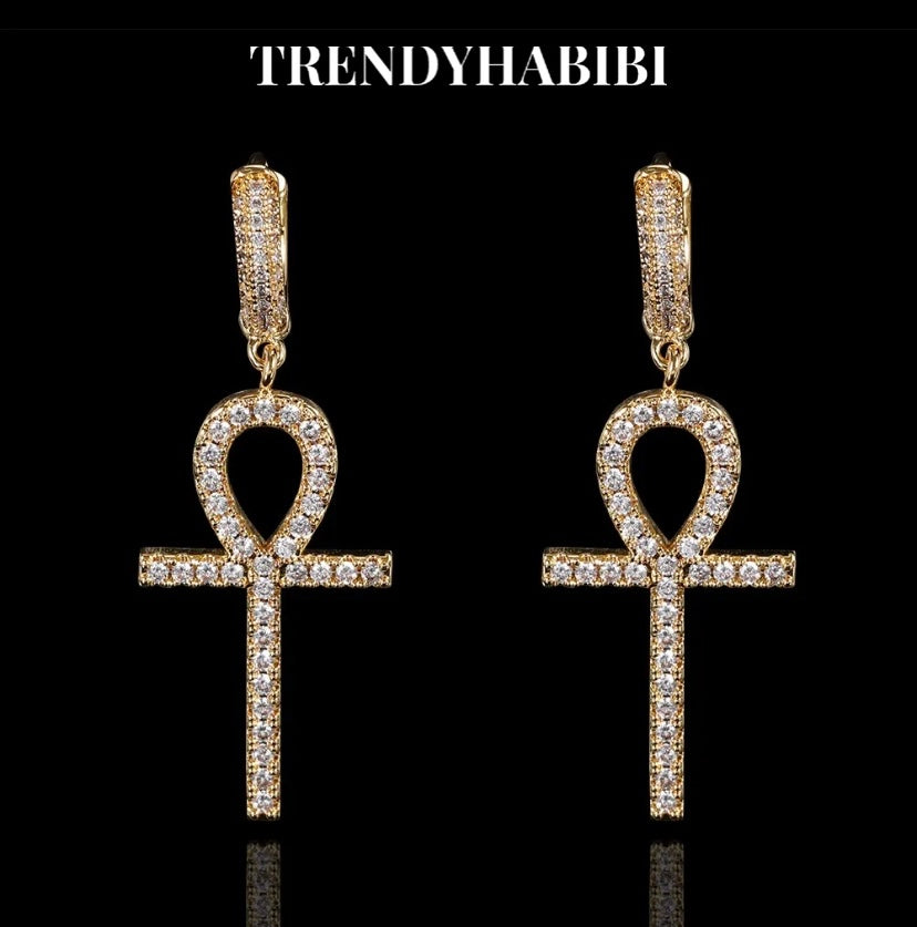 Earrings Ankh